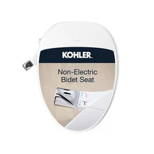 Kohler PureWash M300 Manual Elongated Bidet Toilet Seat, Chrome Handle, Quiet...