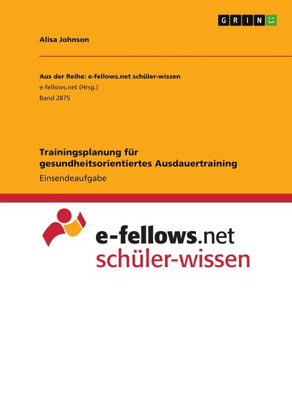 Trainingsplanung FüR Gesundheitsorientiertes Ausdauertraining (Buch)-image