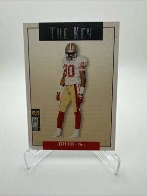 Jerry Rice 1995 UD Collector's Choice Update THE KEY #U84 San Francisco 49er's