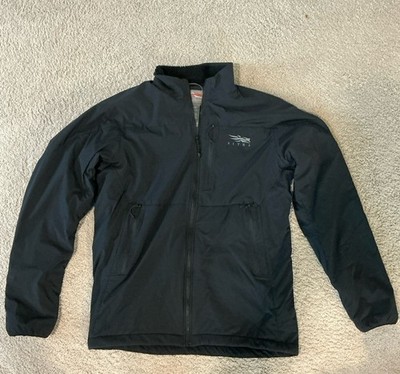 Sitka Ambient Jacket Men s LT, Black In Great Condition Barely Used