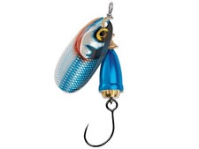 NEUF2026 Blue Fox Vibrax Gilded Single Barbless Hook #3 8g Spinner Perche Truite