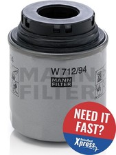 Mann Oil Filter W712/94 Fits Ford, Volkswagen, Mg, Bedford, Morris