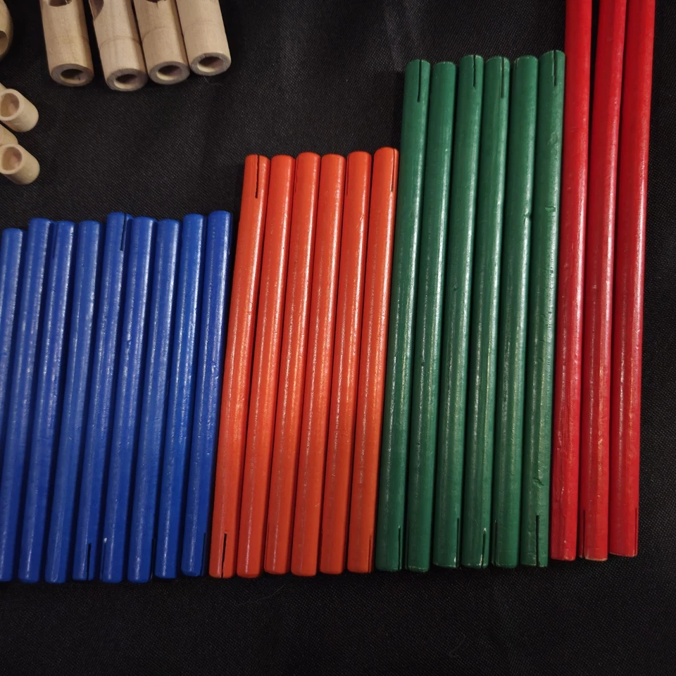 Juguete clásico de construcción de madera Super Makit de Schylling, 69/70 piezas Foto 3 de 4