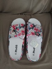 Mudd Women s Aloha Slide EVA Sole Sandals Flower Floral Size 11 NEW