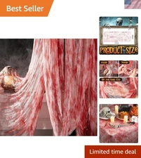 Halloween Creepy Cloth Spooky Fabric Gauze Blood Horror Yard Wall Decor
