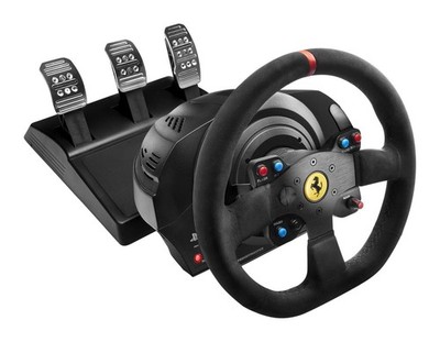 Thrustmaster Ferrari T300 Integral Racing Alcantara Lenkrad und Pedale-Set - für