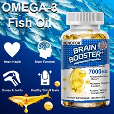 Brain Health Boost Memory Focus Clarity Nootropic Enhance Cognitive 120 Softgels