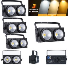 Par Light COB LED DMX Cool  Warm White Stage Performance Face Wedding Lighting