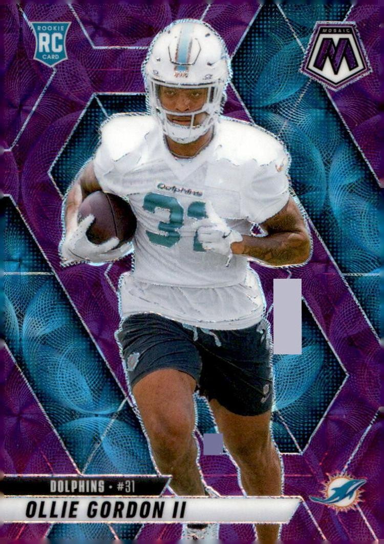 2025 Panini Mosaic #310 Ollie Gordon II Scope Purple