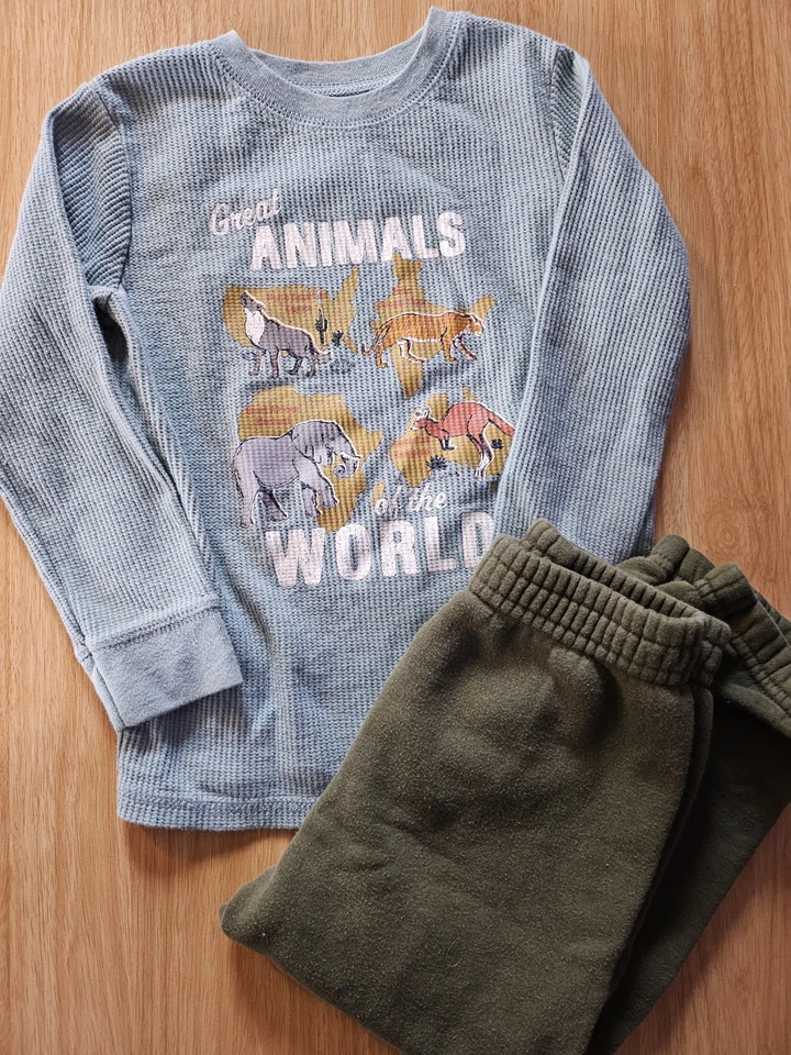 Niños 5T Cápsula 16 Trajes a Juego Ropa Paquete Camisas, Pantalones, Sudadera con Capucha Foto 4 de 4