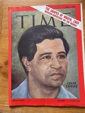 Time Magazine 1969 Cesar Chavez Judy Garland End Of The Rainbow Funeral NO LABEL
