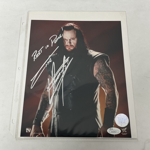 RARE The Undertaker Signed WWF (WWE) 8x10 Photo JSA COA & WWF Official Licensed - Picture 2 of 4