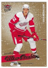 2008-09 Ultra Rookie Gold Medallion - Jonathan Ericsson #216 - Detroit Red Wings