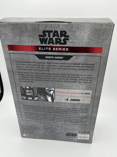 Star Wars Disney Store Elite Series DARTH VADER 12inch 30 Pts Articulation - Bild 3 von 5