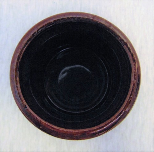 Olla de gres cerámico marrón y tostado de 3,5" - Imagen 4 de 5