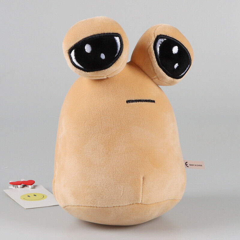 My Pet Alien Pou Plush Handmade Decoration Soft Toy Made To Order 8 in -   France