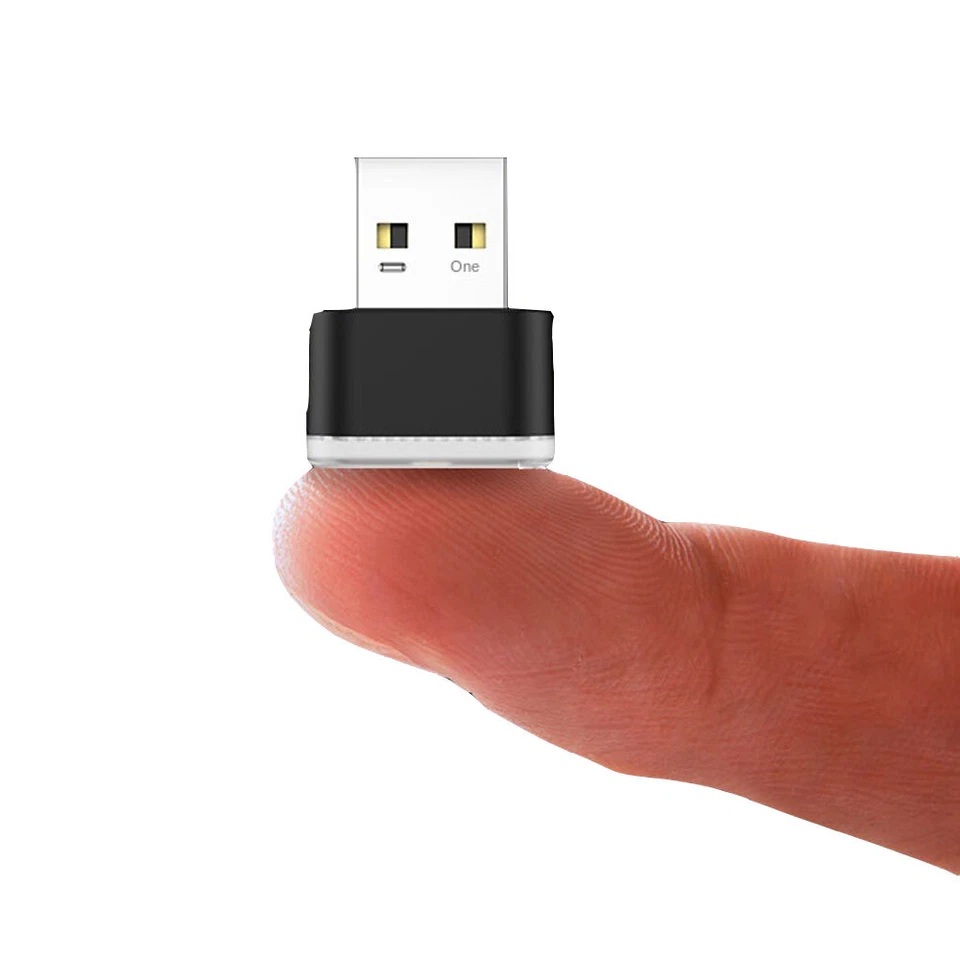 1x USB LED Car Interior Atmosphere Light Decoration Lamp Emergency Lighting PC - Image 4 of 4