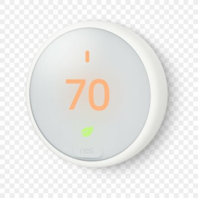 SCRATCH-FREE REPLACEMENT PART  Google Nest Thermostat E White DISPLAY SCREEN