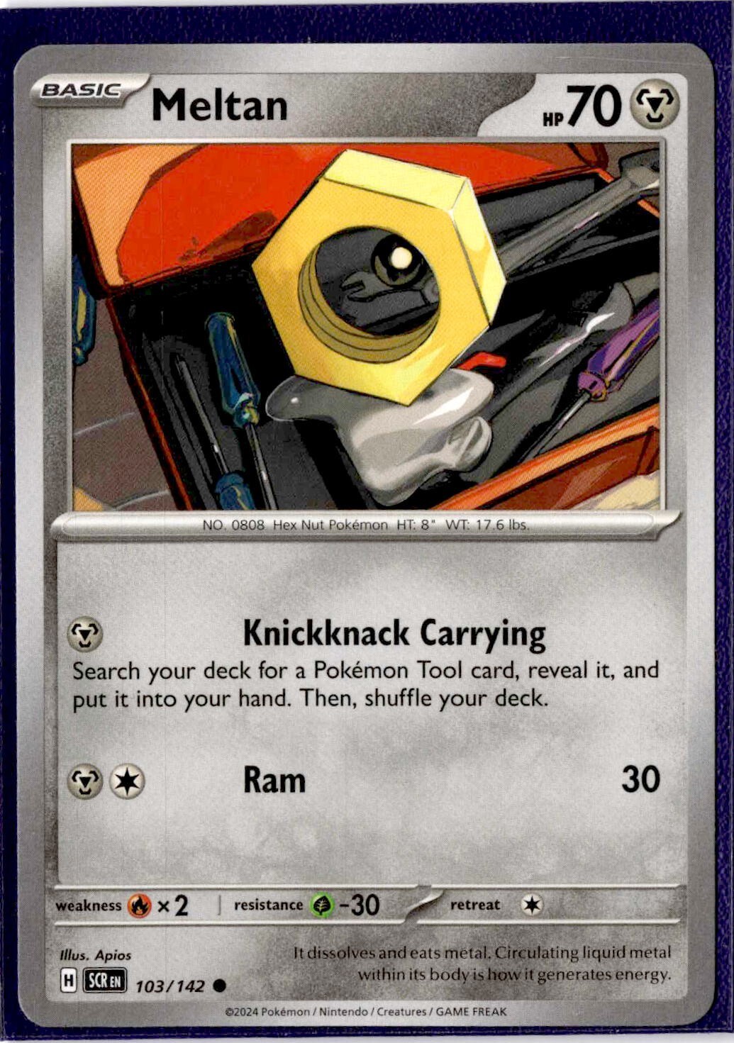 Meltan - 103/142 - Common - Pokemon Stellar Crown