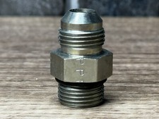 8 F5OX-S PARKER # 8 MALE JIC BY # 8 MALE SAE - STRAIGHT 1/2 MJIC x 1/2 MORB