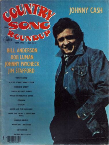 COUNTRY SONG ROUNDUP  No.194  Sep 75   Featuring Johnny Cash - Afbeelding 1 van 1