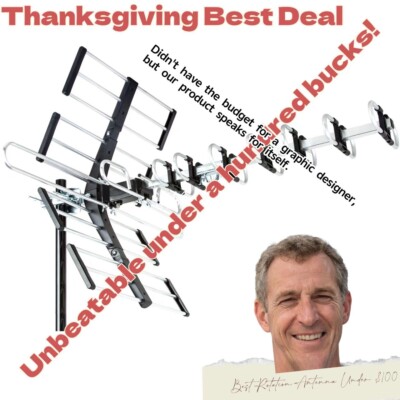 200MILES OUTDOOR TV ANTENNA AMPLIFIED HIGH GAIN HDTV