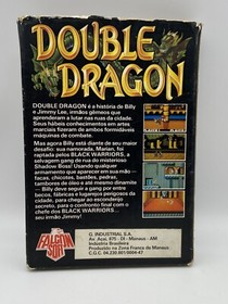 Double Dragon Nintendo Nes BRAZIL Falcon Soft Video Game Black NOT WORKING