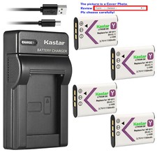 Kastar Battery Slim Charger for Olympus Li-60B LI60B  Olympus CAMEDIA FE-370