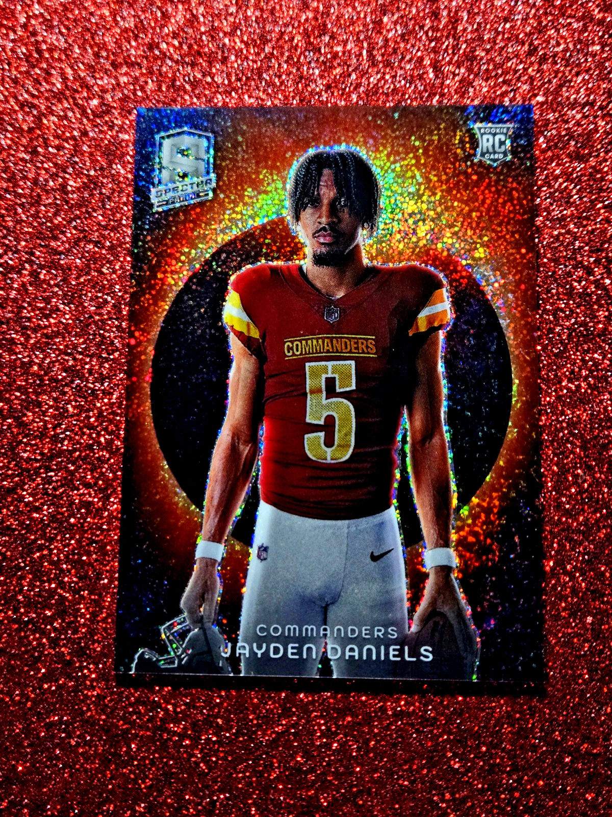 2024 Panini Spectra Solar Eclipse RC Jayden Daniels Rookie Holo Prizm MINT SSP