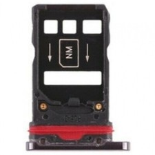Sim Tray For Huawei Mate 20 Pro Adapter Micro Sd Card Black