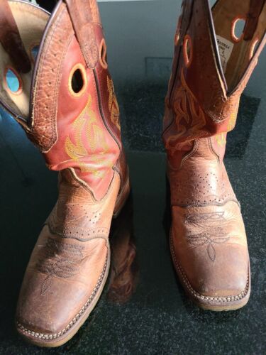 DH4400 Cowboy Western Boots 8.5 EE 