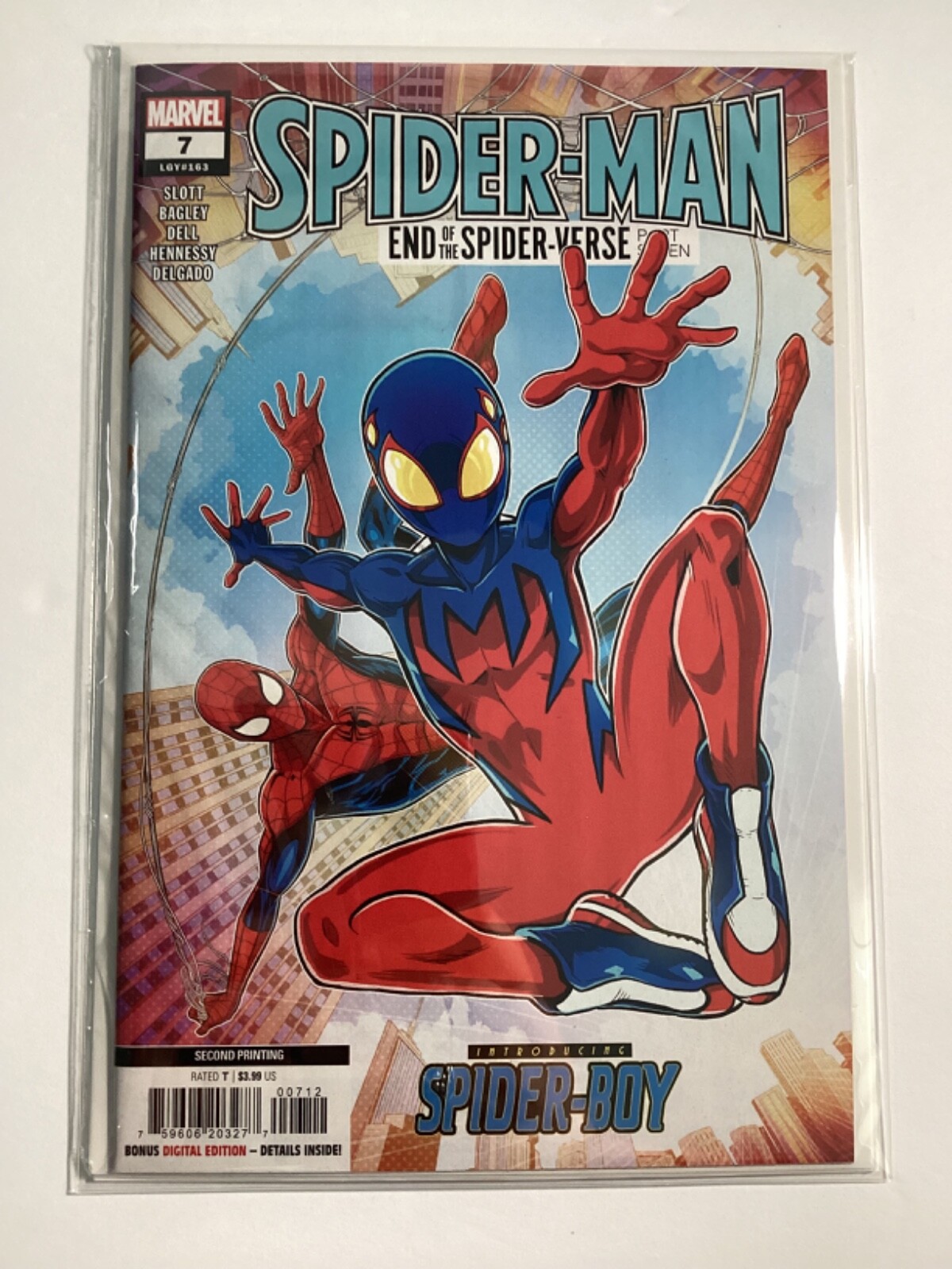 SPIDER-MAN #7F NM/MT 9.8🔵🥇1st APP. OF SPIDER-BOY🥇🔴💲🟢CGC READY🟢💲2nd PRINT