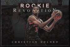 2022-23 Panini Select 14 Christian Koloko Toronto Raptors Basketball Card