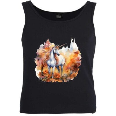 Tank Top Einhorn Fabelwesen Pferd Märchen Unicorn Kuscheltier Traumland 401785s