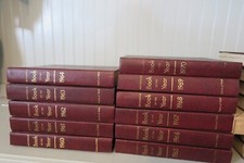 Vintage Encyclopedia Britannica Set Of 24 Book Of The Year 1960-1984