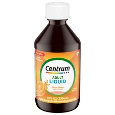 Centrum Liquid Multivitamin for Adults Multivitamin/Multimineral Supplement w...