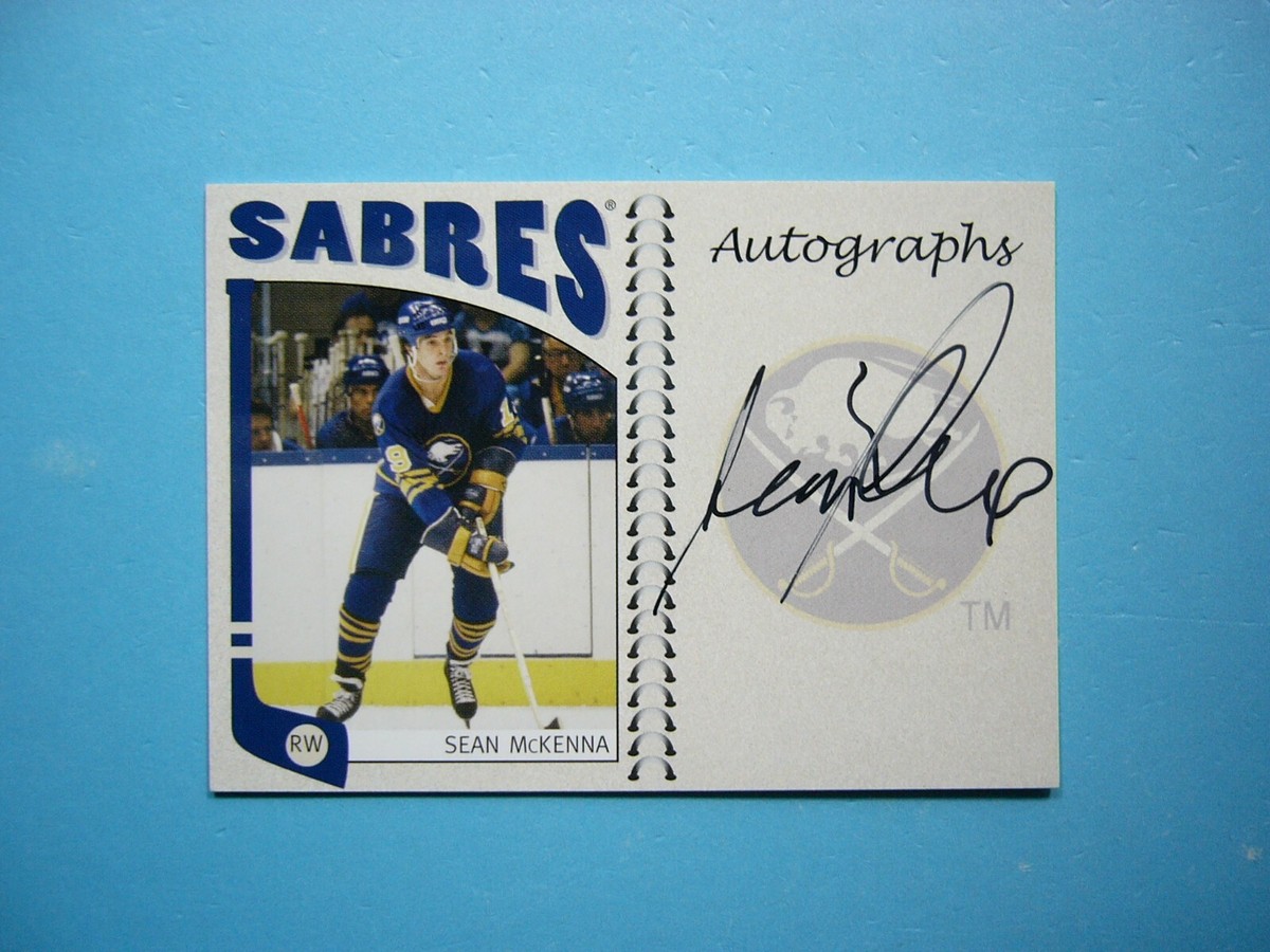 2004/05 IN THE GAME NHL FRANCHISES CARD A-SMK SEAN MCKENNA NM AUTO