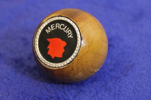Wood Wooden Mercury Gear Shift Knob Accessory Marquis Cougar Marauder Manual
