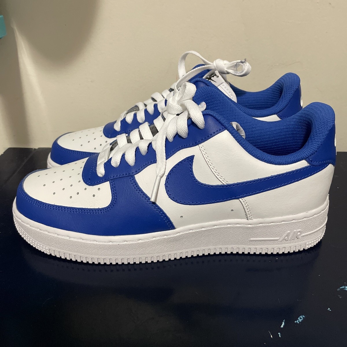 その他 Nike Air Force 1 Low \"White/ Blue\" Nike Air Force 1 '07 Essential Low University Blue Gingham W