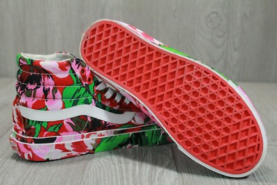 62 Rare VANS x Kenzo Paris OG Sk8-Hi LX Floral Green Shoes