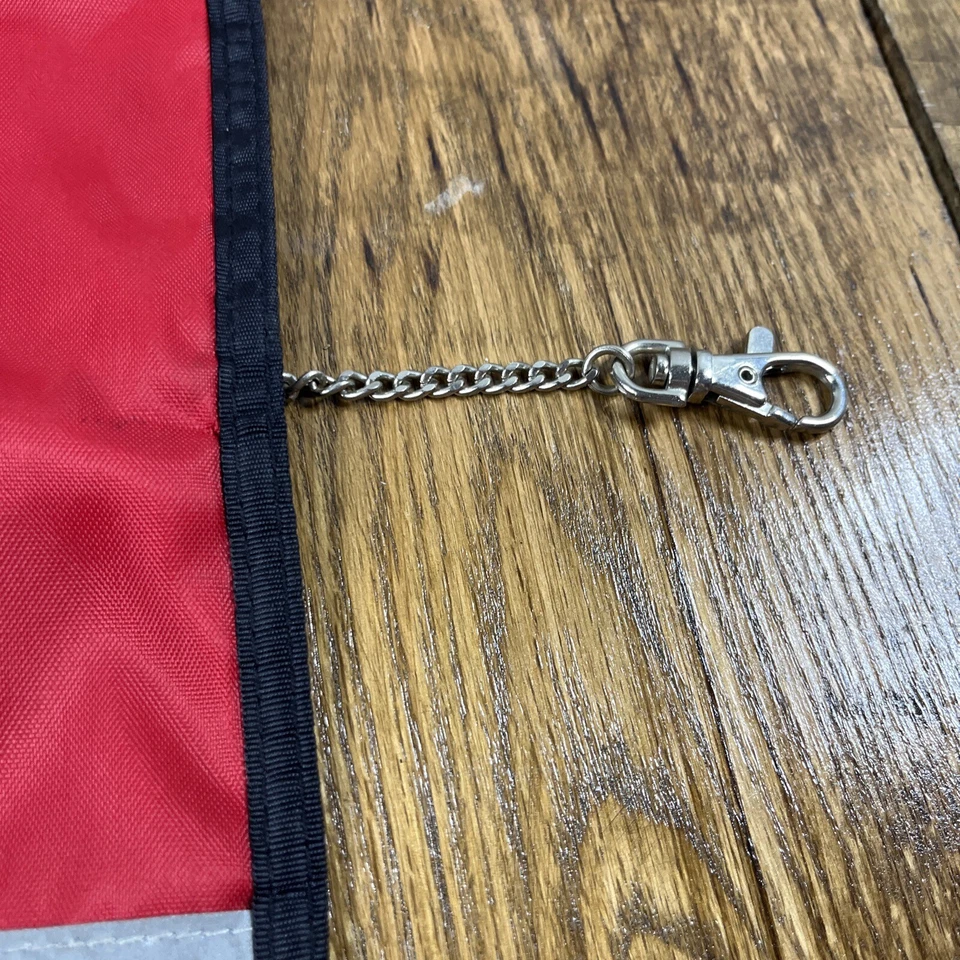 Vibrant Red/Gold/Black Manchester United Soccer/Football Trifold Wallet Vintage - Image 3 of 4