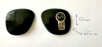 Ray Ban Gläser G-15 Glashöhe 52mm, Glasdurchmesser 65mm