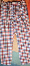 Vintage 70s 80s Sanibel Sport plaid women's pants size 8