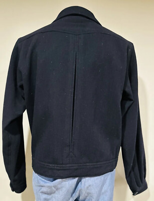 Polo Ralph Lauren Sport Wool Blue Side Zip Mens Moto Cafe Polo Ralph Lauren Sport Wool Blue Side Zip Mens Moto Cafe