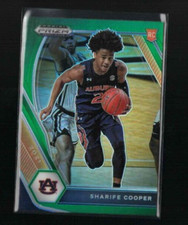 2021-22 Panini Prizm Draft Picks #26 Sharife Cooper Rookie RC Green Prizm