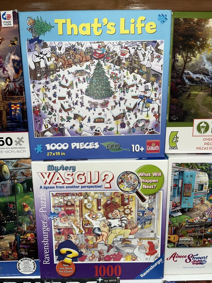 批量 8 个拼图 500 - 1000 块 - Buffalo Ceaco 星球大战 Ravensburger Goliath — 第 3/4 张图片