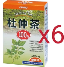 ORIHIRO Tochu Tea 26 bags x 3 or 6 boxes Set - Healthy Eucommia Ulmoides Tea
