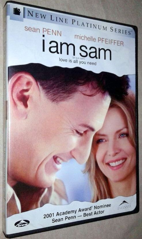 I　am　Sam DVD I Am Sam DVD 2001 Sean Penn Michelle Pfeiffer Dakota Fanning