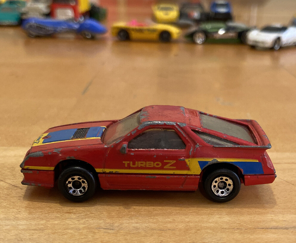Vintage 1984 Matchbox Dodge Daytona Turbo Z Superfast Rare Red