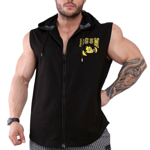 BGSM SPORTSWEAR jacket vest Bodybuilding Fitness 3625 - Picture 4 of 70